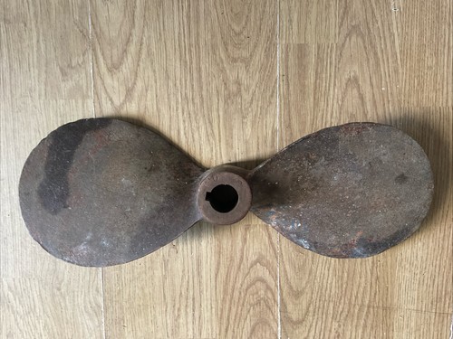 Vintage bronze boat prop - vintage,