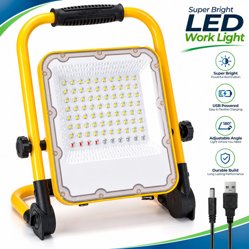 Rechargeable led work - rechargeable,