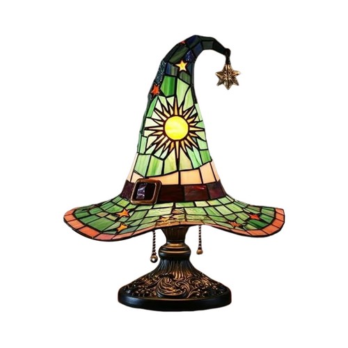 Retro witch hat lamp - witch,