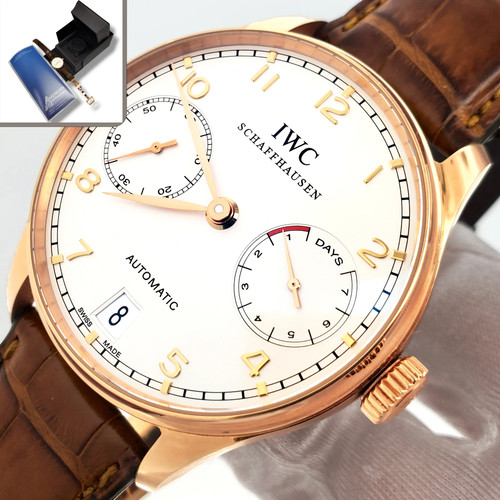 Iwc portuguese 18k rose - rose, gold