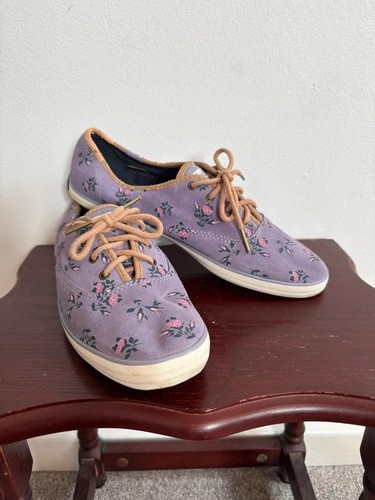 Keds floral purple canvas - floral,