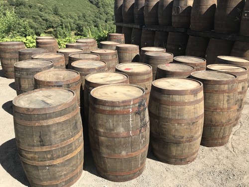 Solid oak whiskey barrel - whiskey, 40