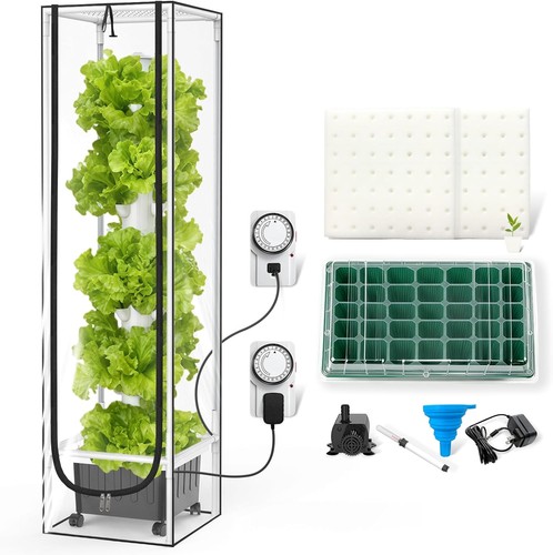 Hydroponic tower growing - hydroponic,