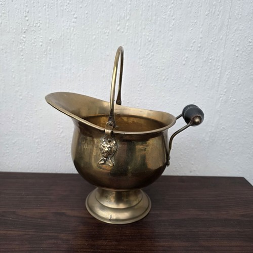Vintage brass small coal - vintage,