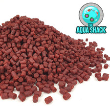 Super Red Shrimp Pellets - 4mm Sinking Cichlid Colour Parrot Oscars Bulk Value