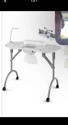 White manicure table for nail - table,