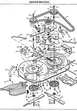 Cutter Deck Belt to fit 38" Murray-- Hayter 125/96 Ride on mower 37X86 037X86MA 