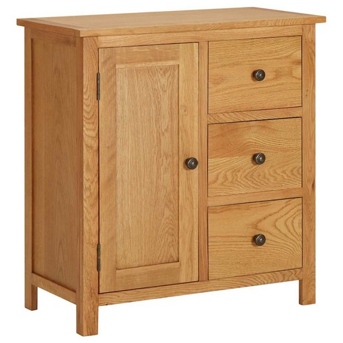 Vidaxl solid oak wood - solid,