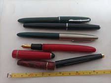 Vintage Fountain Pens Osmiroid , Hero , Platignum For Spares Or Repairs