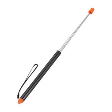 Telescopic Teachers Pointer, 1 Pcs Teacher Pointer Stick 47.2 Inch, Orange Black