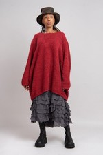 PRIVATSACHEN Red Einheiter Pullover EXCLUSIVE to I-DARE-TO-BE One-size BNWT