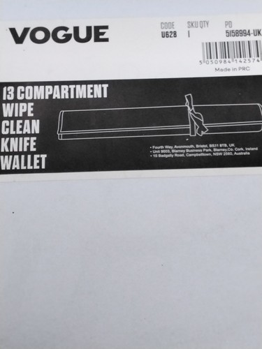 Chefs knife wallet - case, vogue
