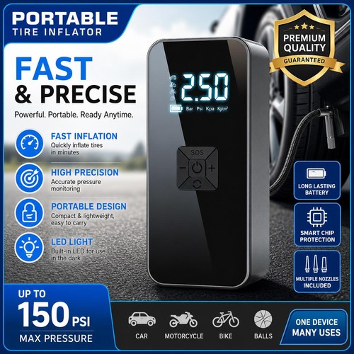 Tire air compressor pump - tire,