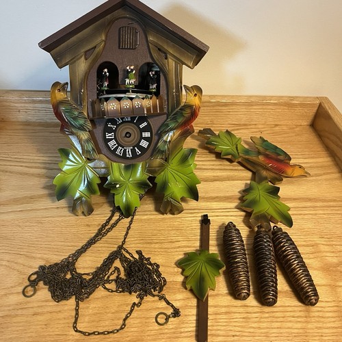 Vintage german cuckoo clock - vintage,