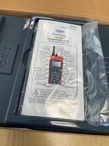 Tetra handportable radio - handportable,