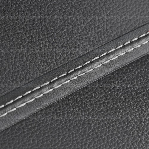 Grey leather car door - grey,