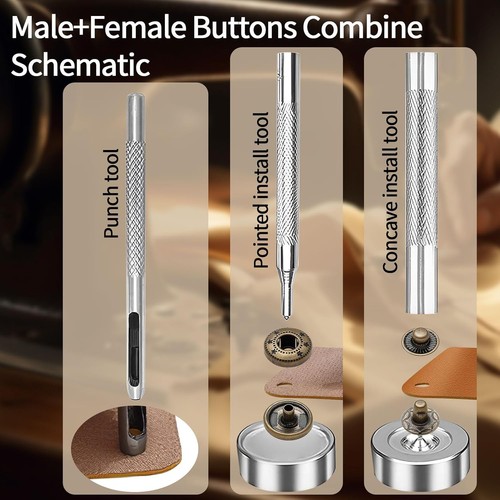 Snaps fasteners kit for - fasteners,
