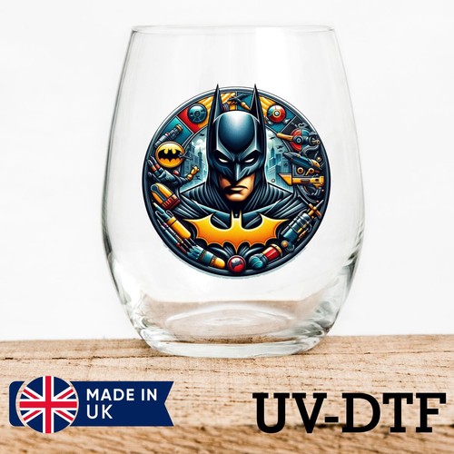 Batman 8pcs dtf stickers - batman,