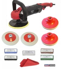 Car Sander Polisher Polishing Handheld Machine + Metal Polishing Felt Kit  1400W
