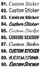 Custom Text Slogans Personal