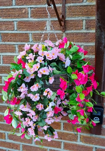 Artificial hanging basket - hanging,