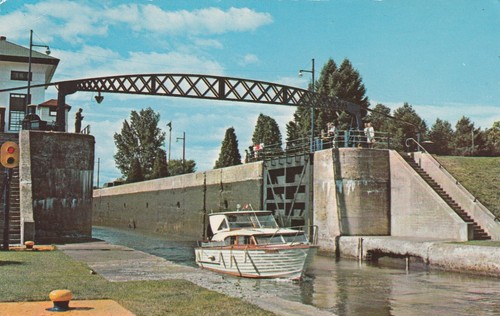 Marcy barge canal - canal, lock