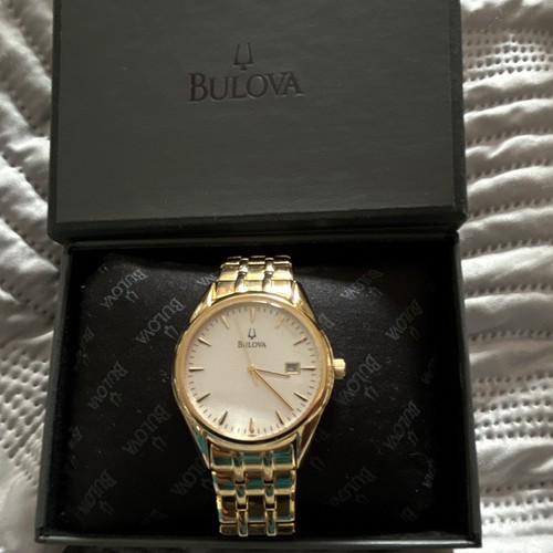 Bulova quartz dress watch 40mm - dress,