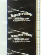 16mm Sound B/W Radar Men From The Moon Republic Serial Trailer Vg 100” 1952