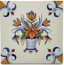 Dutch Royal Delft Tile De