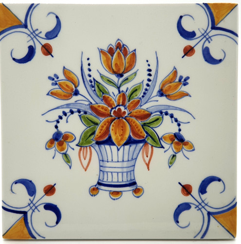 Dutch royal delft tile - delft,