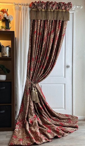 Silk interlined curtains - silk,