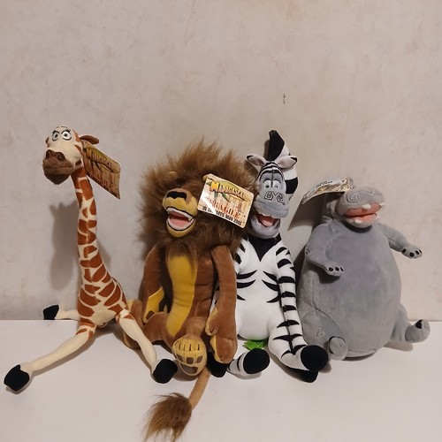 Madagascar soft toy bundle - soft,