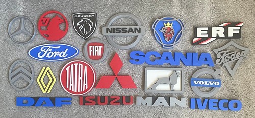 Truck bus wall plaques - wall,
