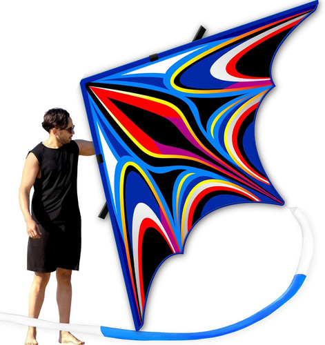 Blue delta kites for adults - blue,