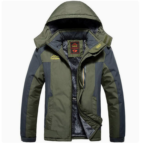 Men hooded waterproof coat - men's,