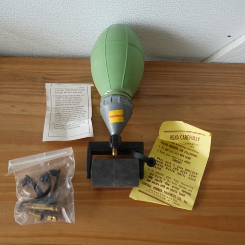 Vintage rubber bulb - bulb, glue