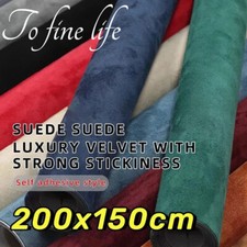 Black Alcantara Style Self Adhesive Car Interior Vinyl Wrap Faux Suede