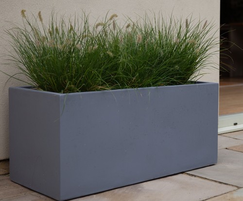 80cm grey smooth urban trough - 80cm,