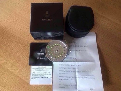 Hardy bougle size fly reel - hardy,