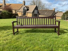 Teak Garden Bench 4 Seater 6ft