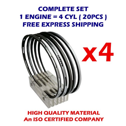Fit 4cyl piston rings - 4cyl, set