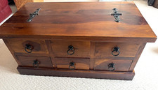 SOLID WOOD JAIPUR COFFEE & STORAGE TABLE