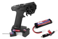 MStyle Wheel Radio, Receiver, Servo, USB Charger + 7.2v Battery for RC Car Kits