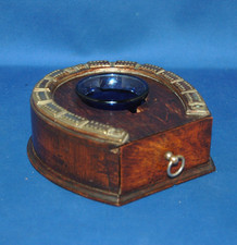 An antique horse shoe shaped