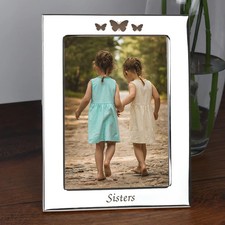 Silver 5x7 Sisters Photo Frame