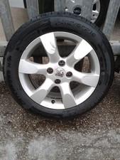 PEUGEOT 307 16" INCH ALLOY WHEEL & TYRE 205/55/16 