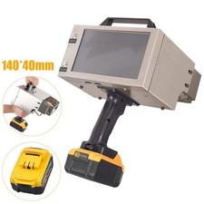 Battery Handheld Electric Marking Machine Dot Peen Metal Engraving Tool 140*40mm