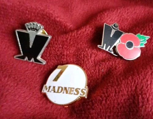 Madness metal enamel badges - enamel,