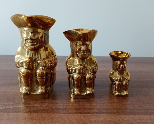 Set three graduated brass - three,