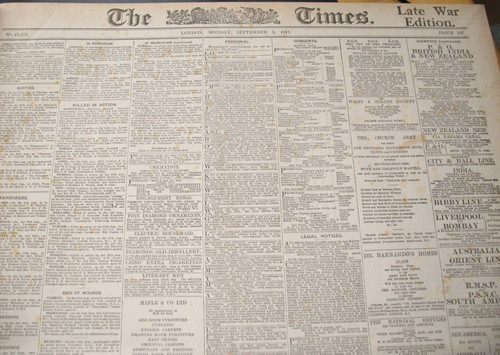 Original the times - times, newspaper